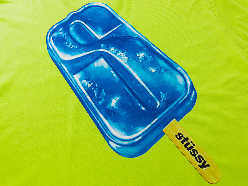 Stussy Popsicle Ice Frozen Treat Graphic Tee XB880