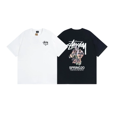 Stussy Bouquet Flower Spring Retro Graphic Tee XB882 01