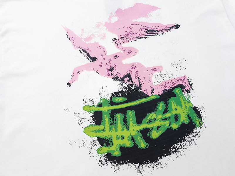 Stussy Pegasus Mythical Graphic Streetwear Tee XB883