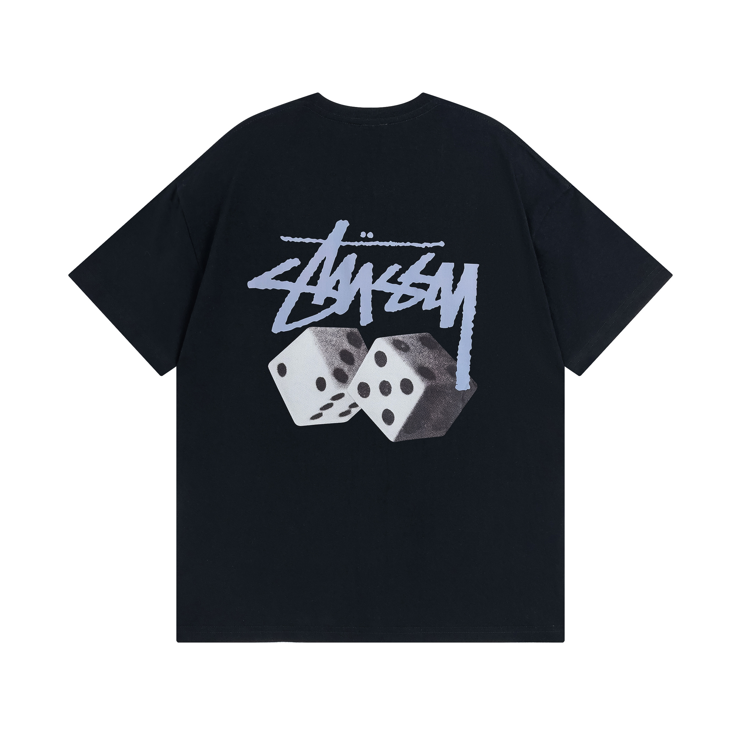 Stussy Fuzzy Dice Graphic Streetwear Tee XB911