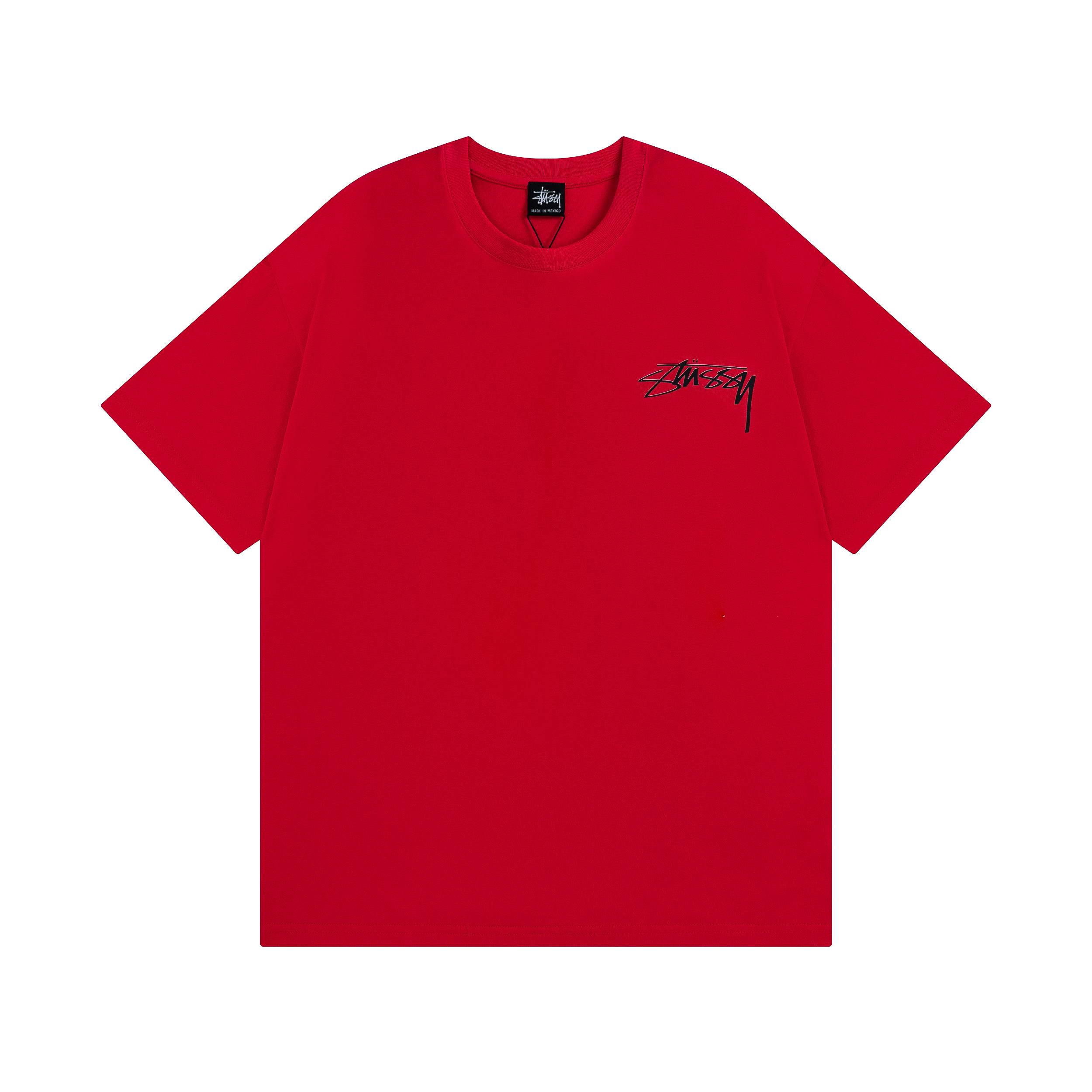 Stussy Modern‑Age Hand‑Script Text Graphic Oversized Short‑Sleeve Tee XB920