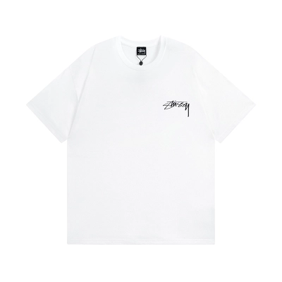 Stussy Egyptian‑Pharaoh Graphic Hand‑Script Oversized Short‑Sleeve Tee XB943 02