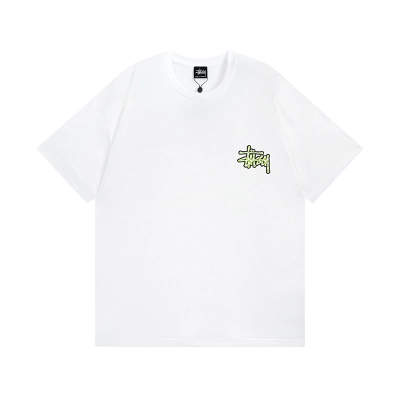 Stussy Checkerboard Logo Graphic Short‑Sleeve Tee XB965 02