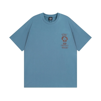 Stussy Skull Workshop Hand‑Draw Graphic Short‑Sleeve Tee XB975 02