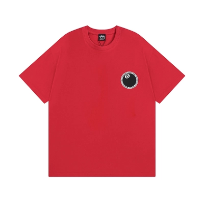 Stussy 8‑Ball Circular Text Graphic Short‑Sleeve Tee XB977 02