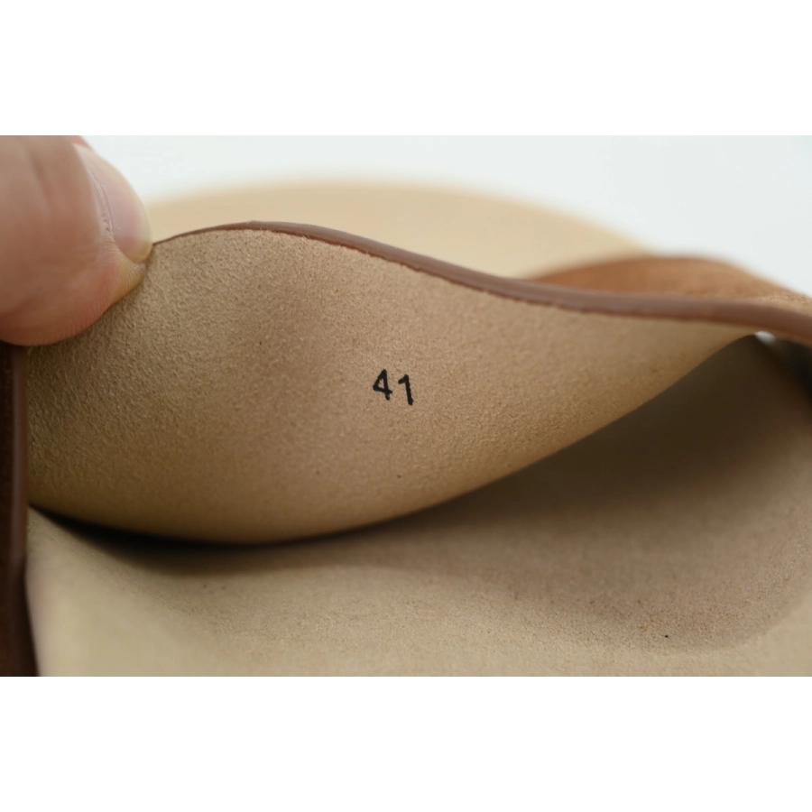 Brunello Cucinelli Brown Suede Sandals 