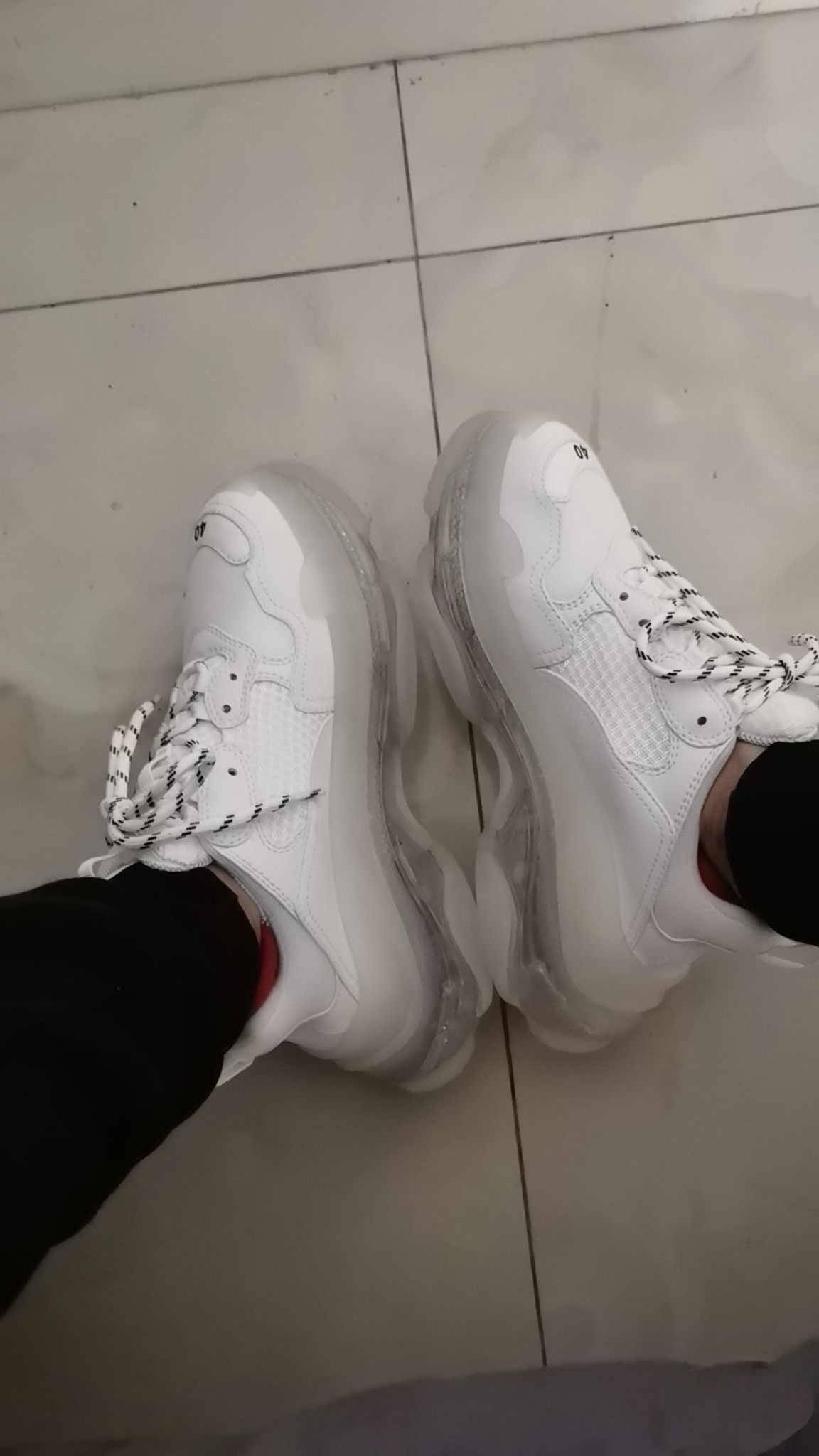 Balenciaga Triple S White Clear Sole 541624 W1GN5 6312 review 0