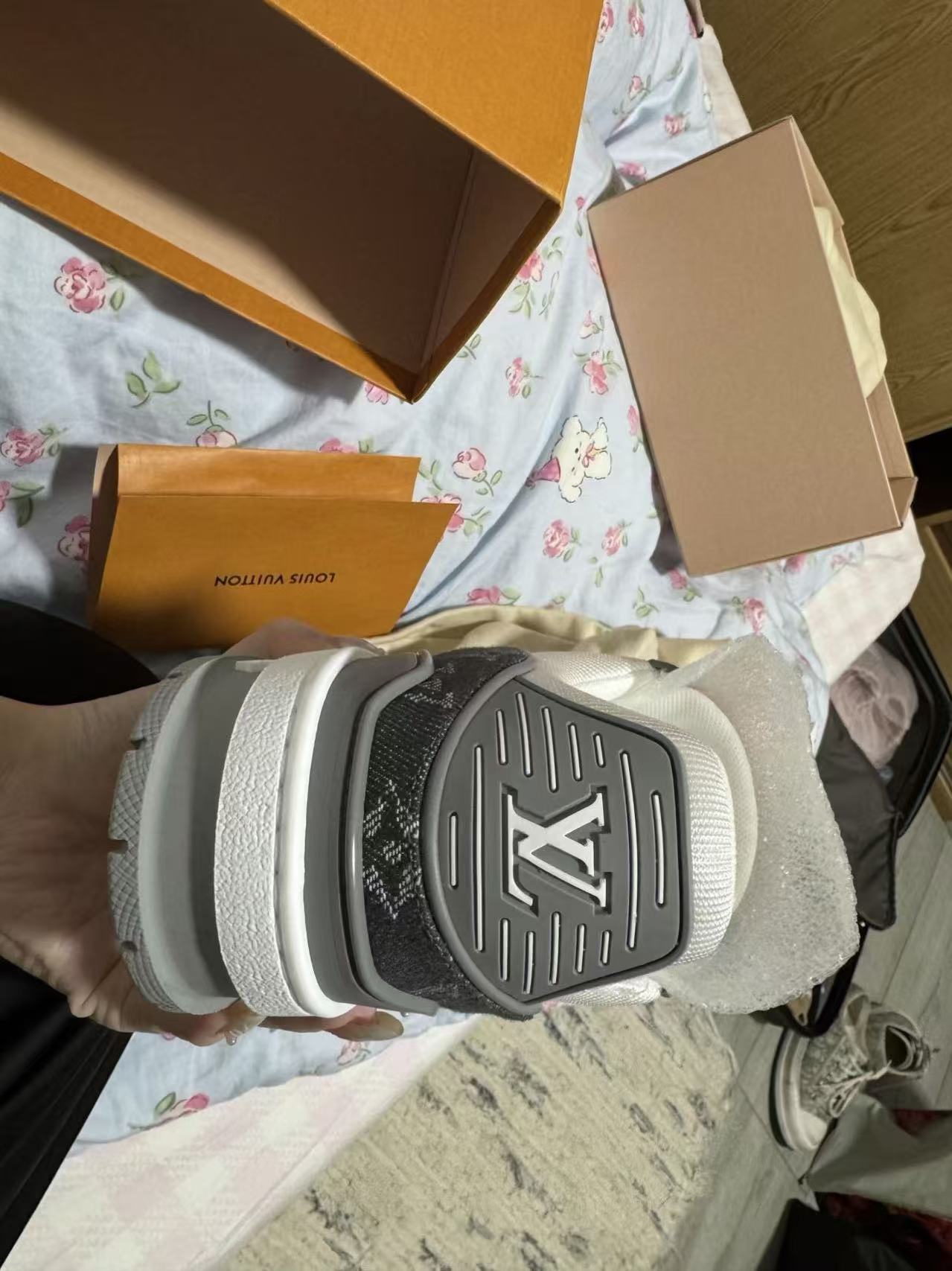 Louis Vuitton Trainer Grey review Aiden P 01