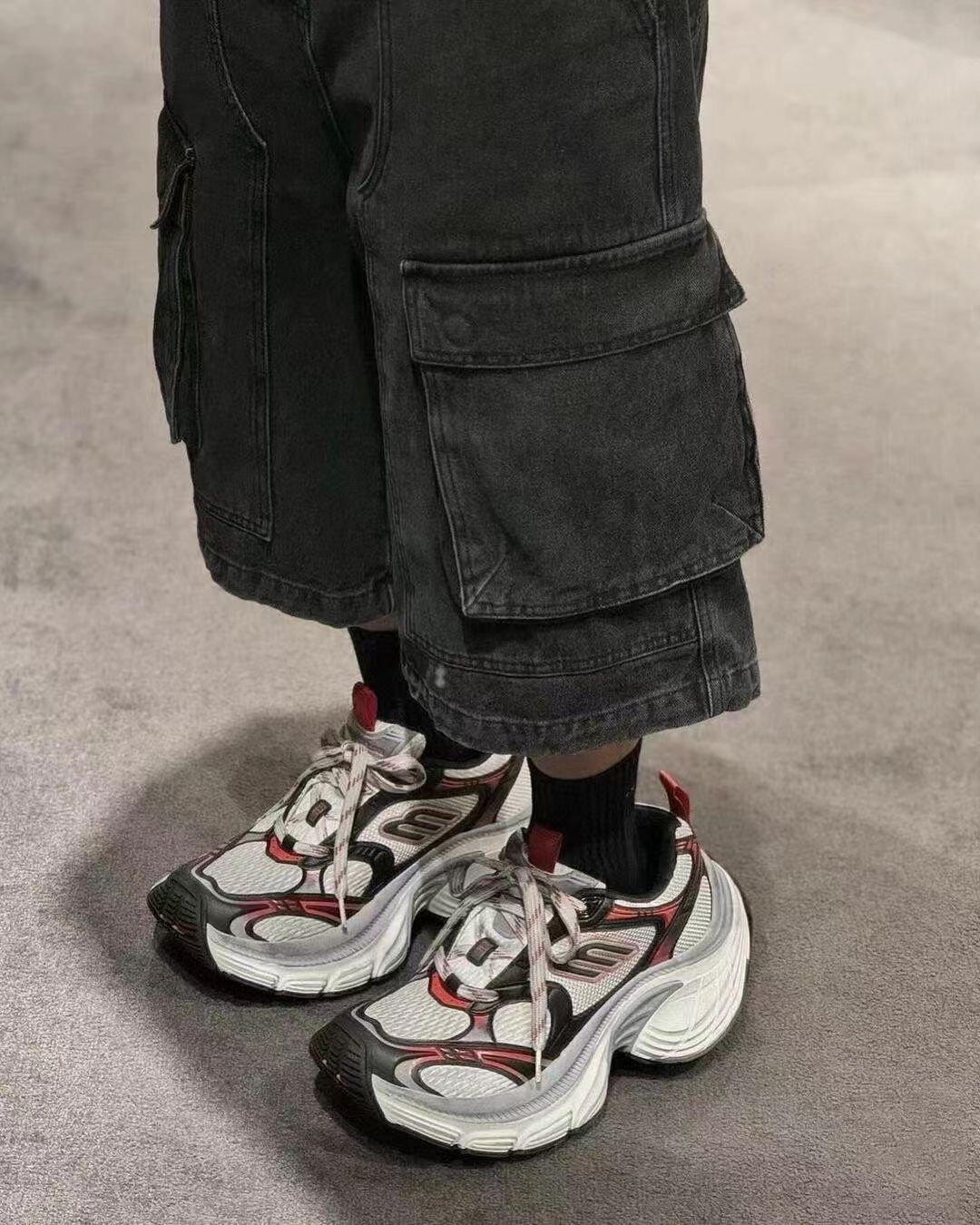 Balenciaga 10XL White Grey Red 784342 W2MV2 9645 review 0