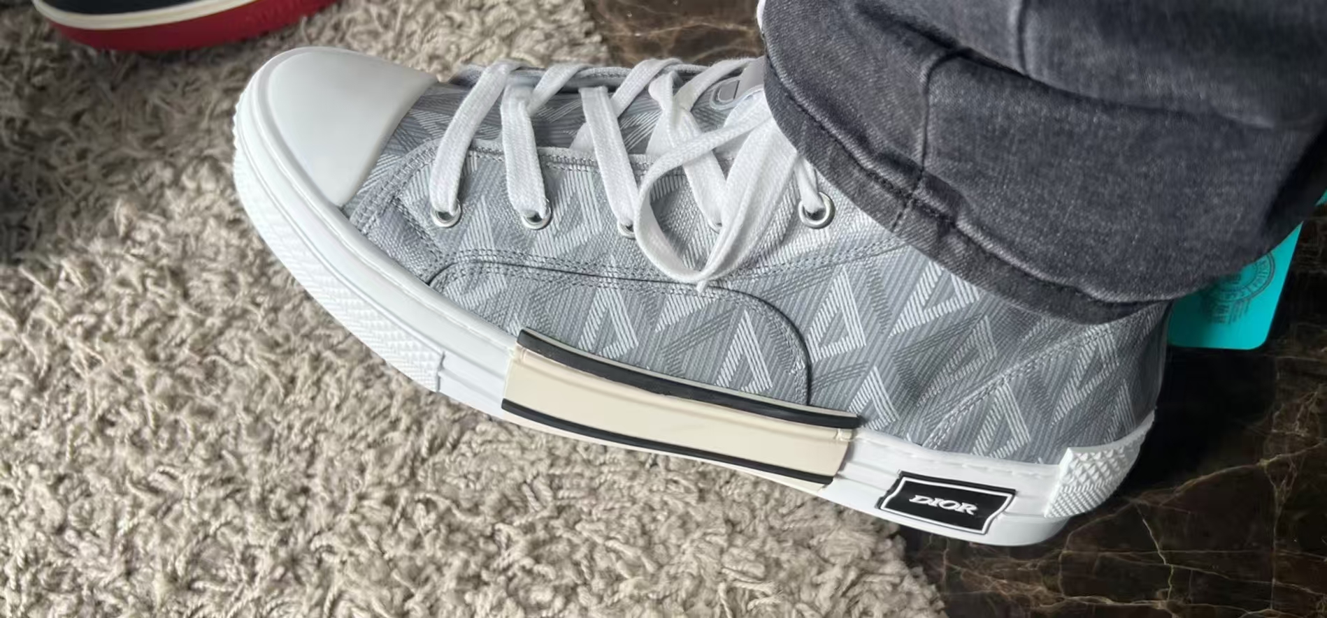 Dior B23 High CD Diamond - Gray White review dev_kicks26 01