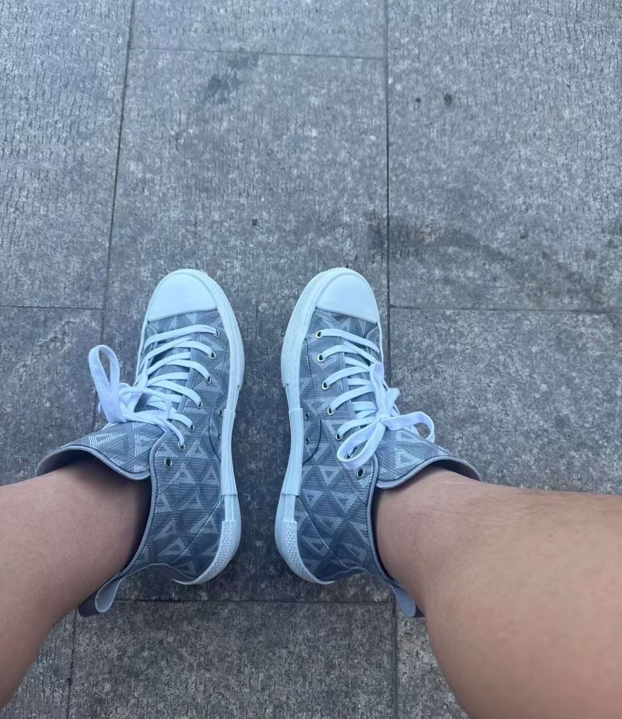 Dior B23 High CD Diamond - Gray White review brandon_hustle