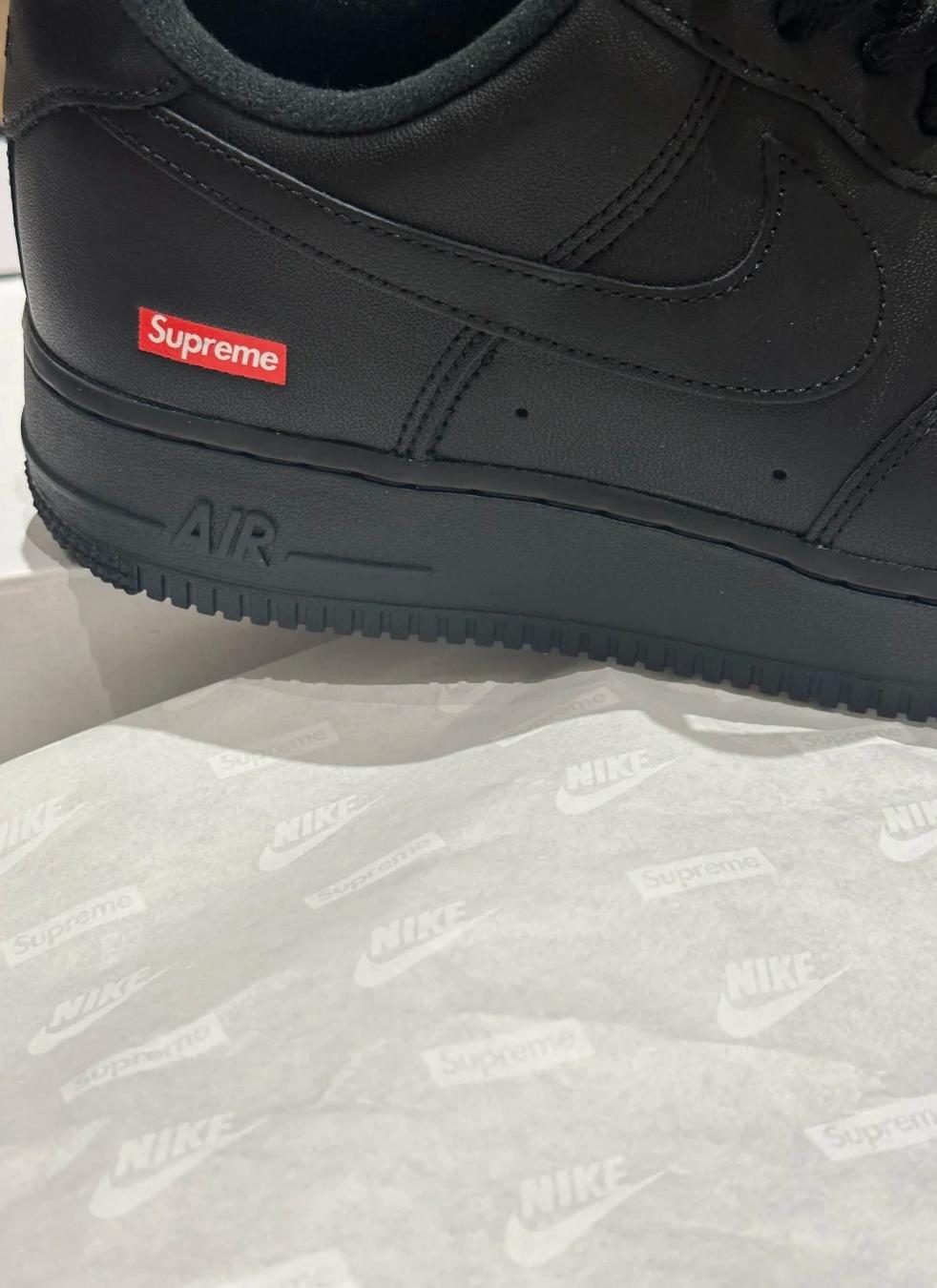 APEX Supreme x Air Force 1 Low Black CU9225-001 review 2
