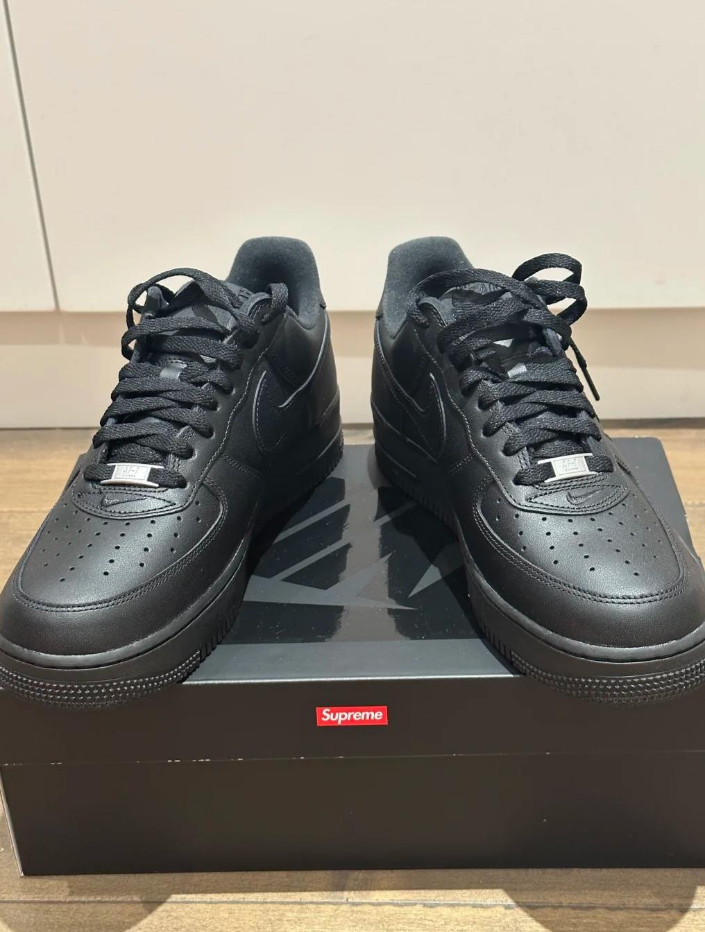 APEX Supreme x Air Force 1 Low Black CU9225-001 review 0