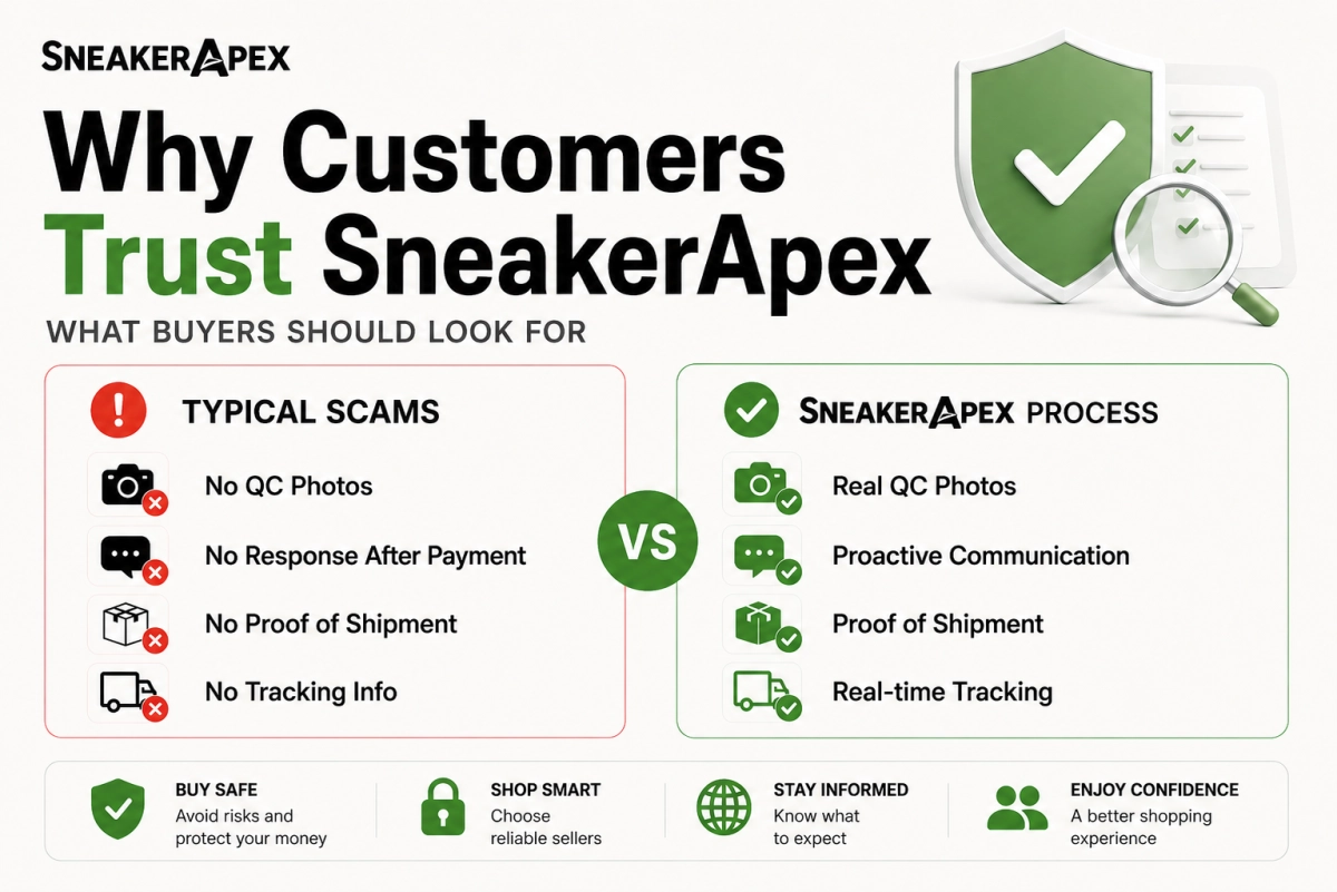 Why Customers Trust SneakerApex？