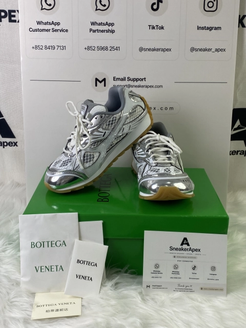 Bottega Veneta Silver / White | SneakerApex QC