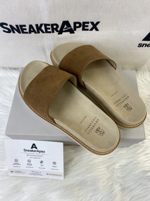 Brunello Cucinelli Suede Slides QC Guide | SneakerApex
