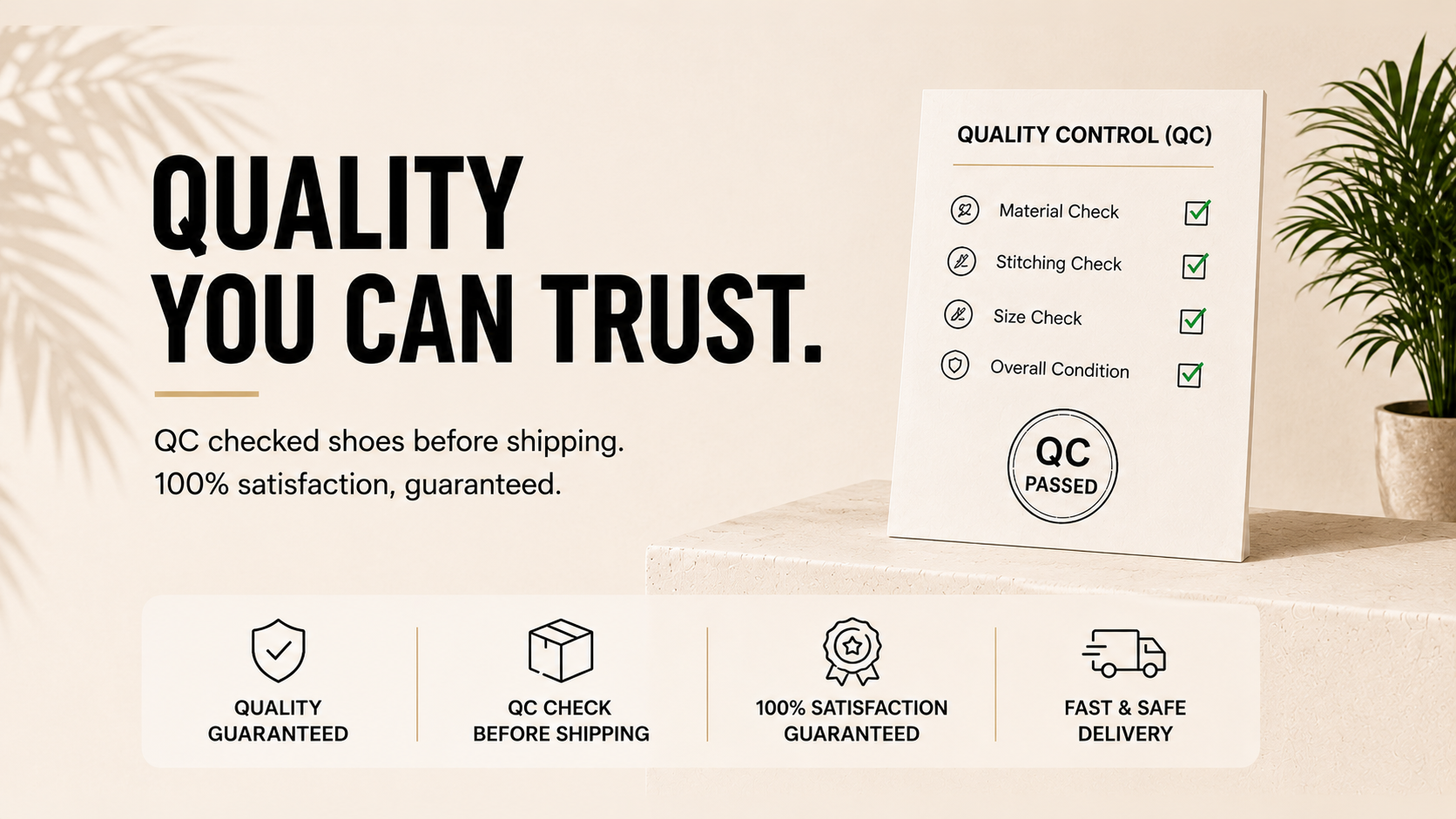 SneakerApex quality control before shipping