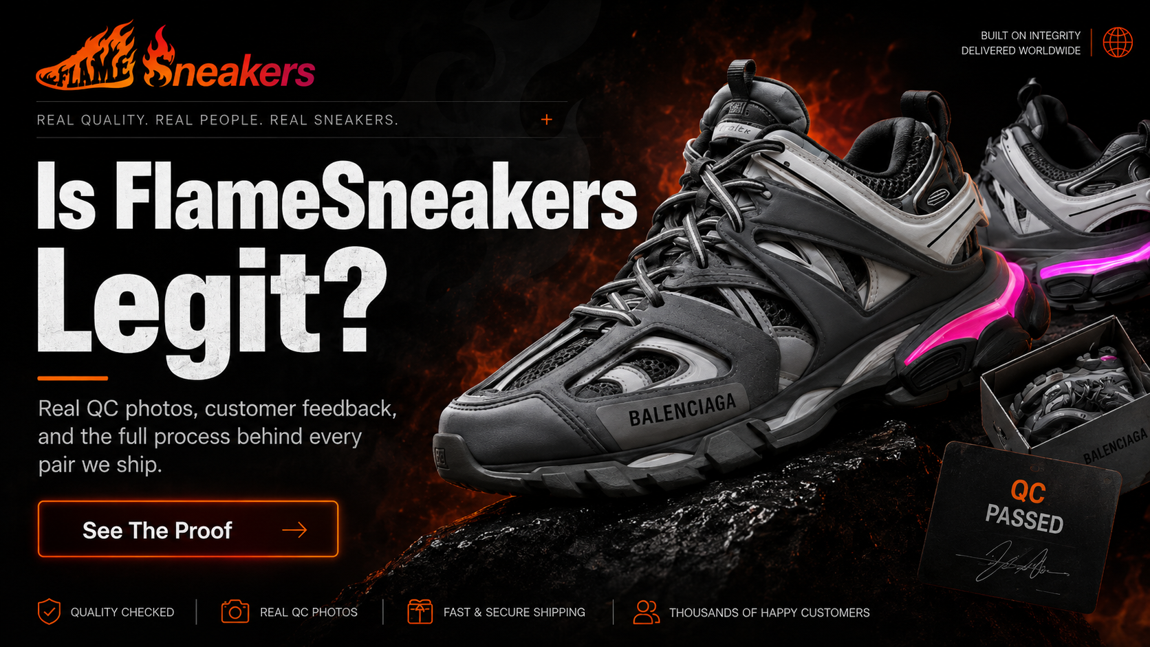 Is FlameSneakers Legit? Learn about QC photos, customer feedback, and safe shopping process