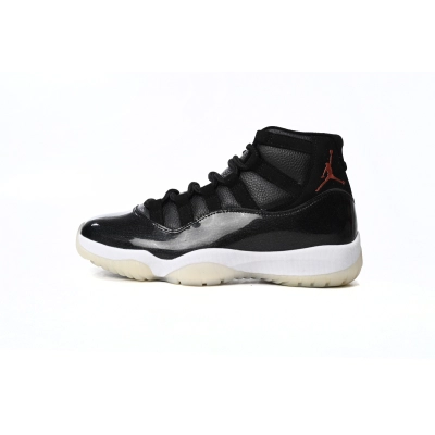 Air Jordan 11 25th Anniversary Black Silver Eyelets 378037 002 01