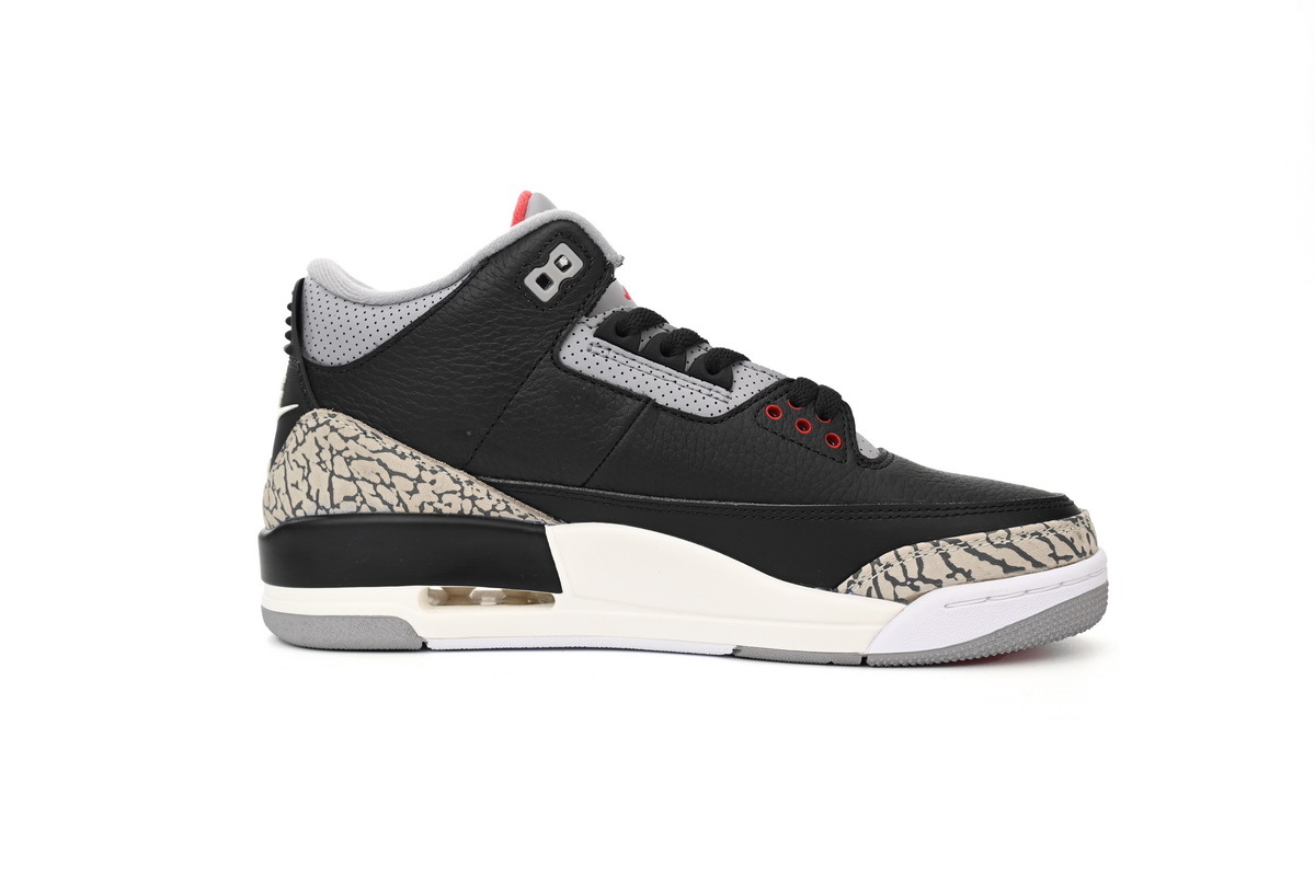 FLAME God A Ma Maniere x Air Jordan 3 Retro SP Black Cement 854262-001