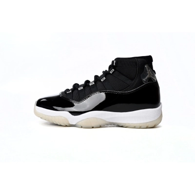 Air Jordan 11 25th Anniversary Black Silver Eyelets CT8012-011 01
