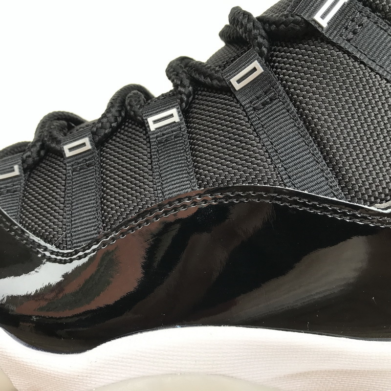 Air Jordan 11 25th Anniversary Black Silver Eyelets CT8012-011