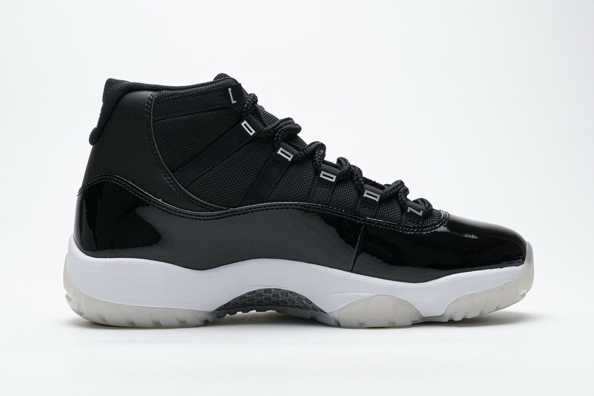 Air Jordan 11 25th Anniversary Black Silver Eyelets CT8012-011