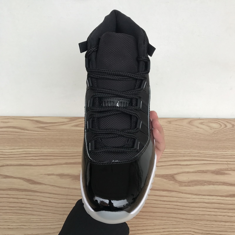 Air Jordan 11 25th Anniversary Black Silver Eyelets CT8012-011