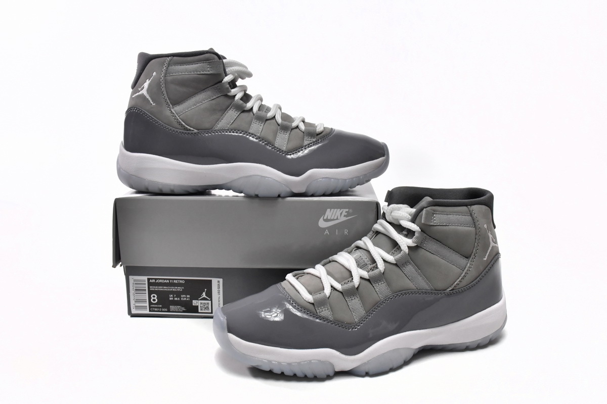 FLAME God Air Jordan 11 Retro Cool Grey CT8012-005
