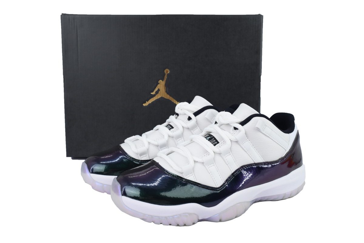 FLAME God Air Jordan 11 Retro Low Emerald 528895-145