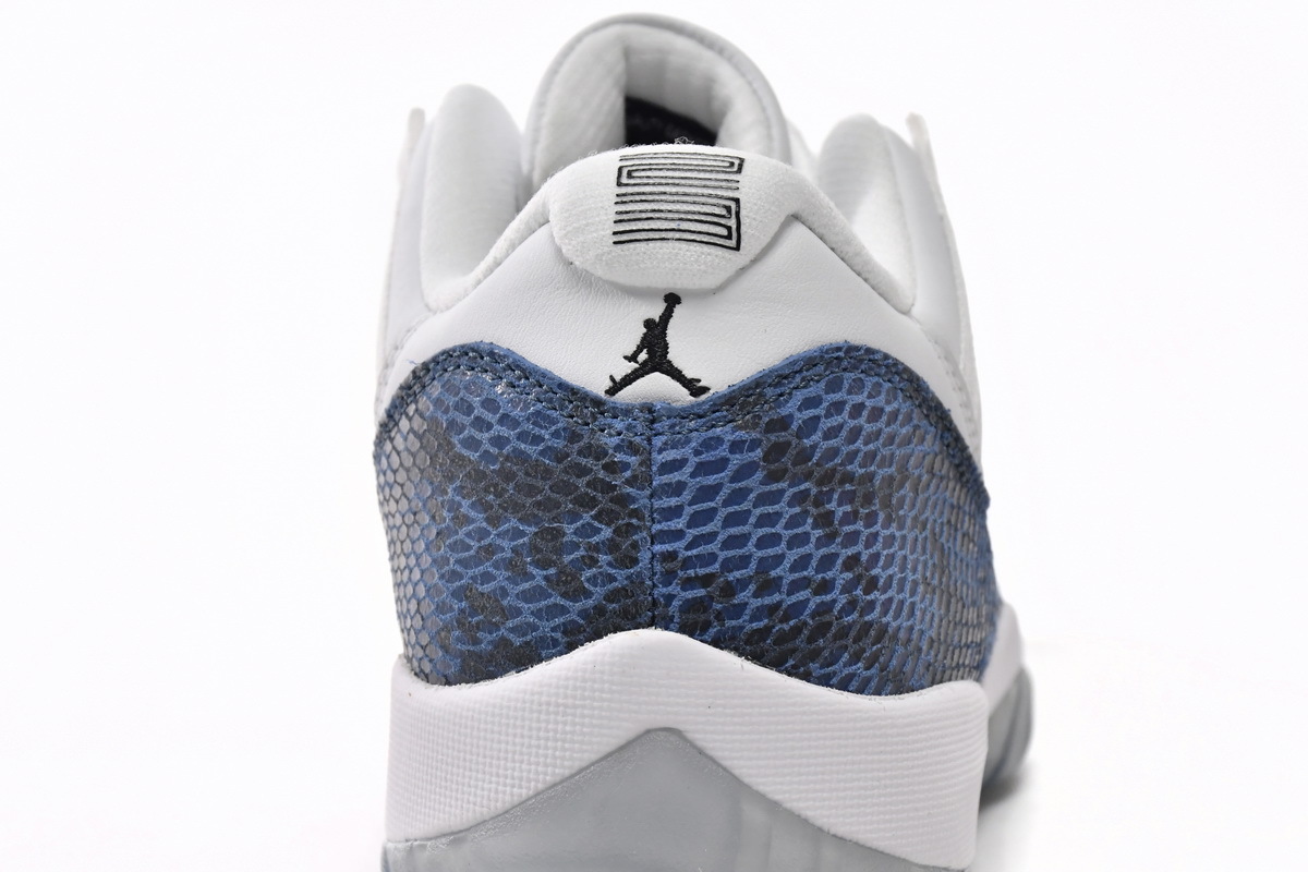 FLAME God Air Jordan 11 Retro Low Navy Snakeskin CD6846-102