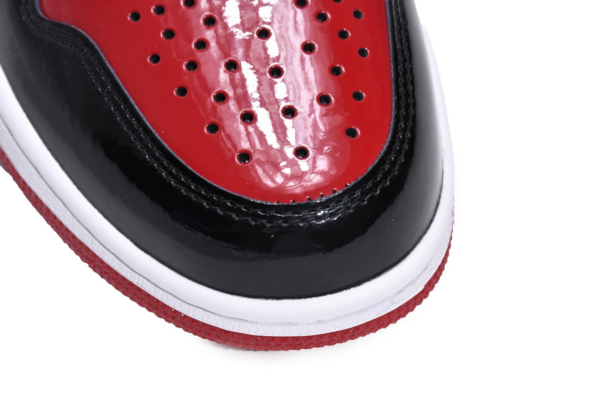 Air Jordan 1 High “Banned” 555088-063 Patent Leather isForbidden to Wear