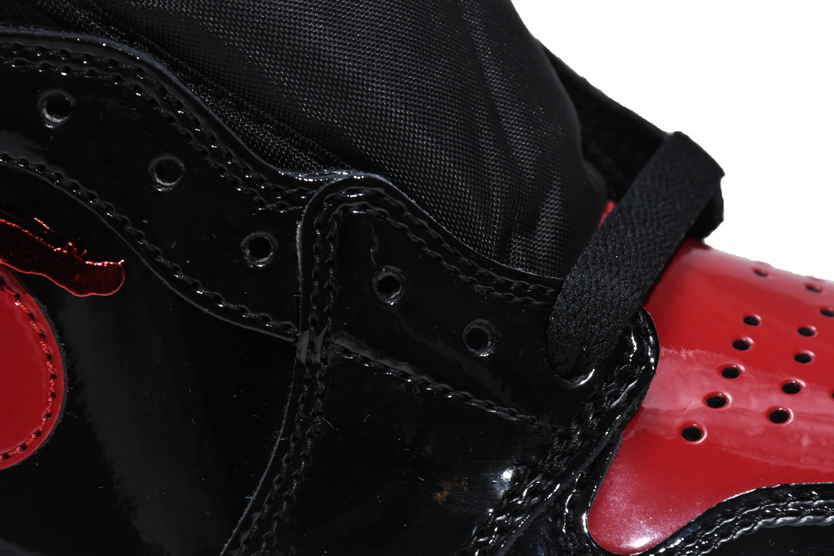 Air Jordan 1 High “Banned” 555088-063 Patent Leather isForbidden to Wear