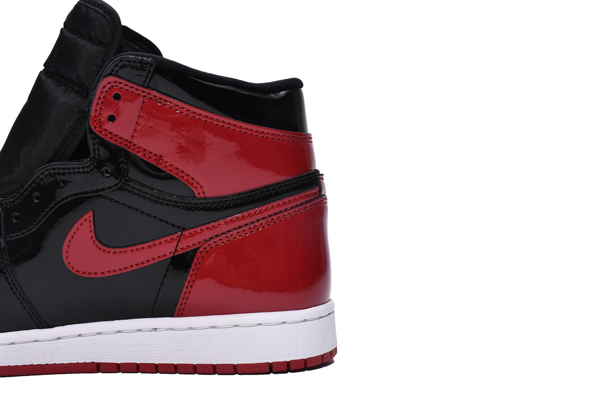 Air Jordan 1 High “Banned” 555088-063 Patent Leather isForbidden to Wear