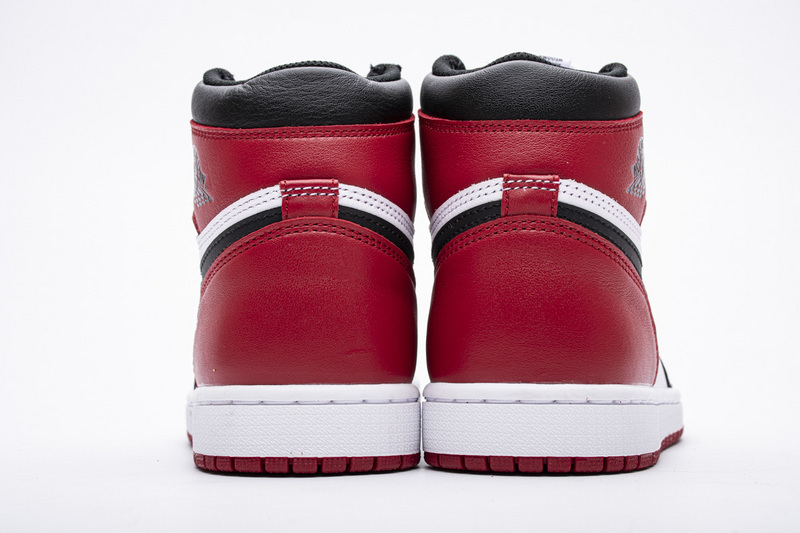 FLAME God Air Jordan 1 High OG “Black Toe”555088-125