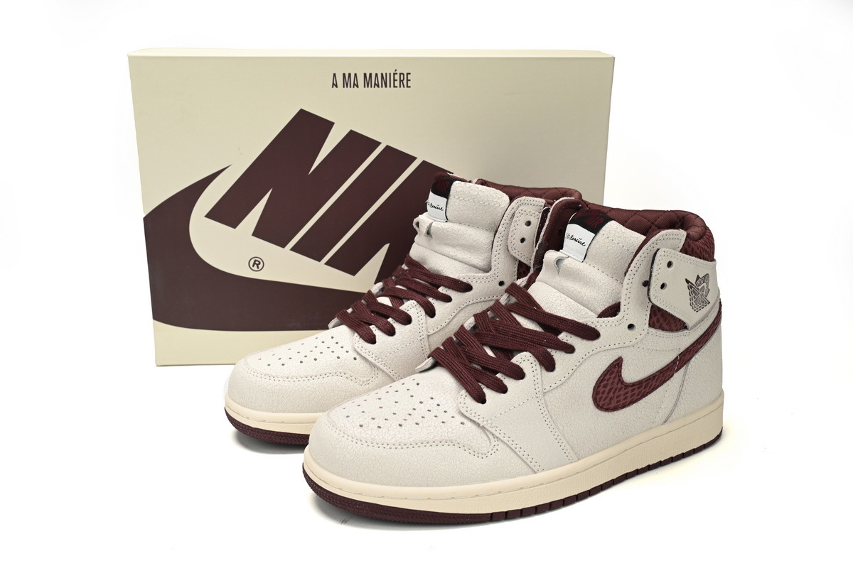Air Jordan 1 High OG SailBurgundy Crush5 DO7097-100