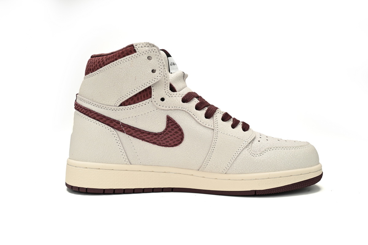 Air Jordan 1 High OG SailBurgundy Crush5 DO7097-100