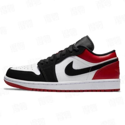 Air Jordan 1 Low 'Black Toe' 553558-116 01