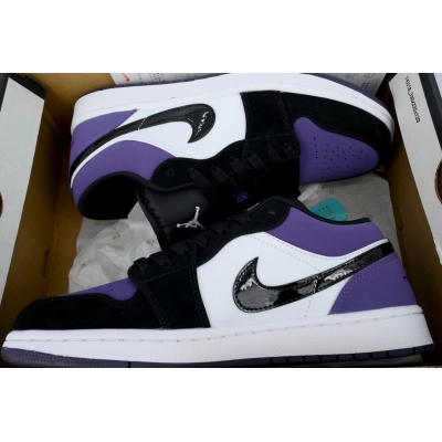 Air Jordan 1 Low 'Court Purple' 553558-125 02