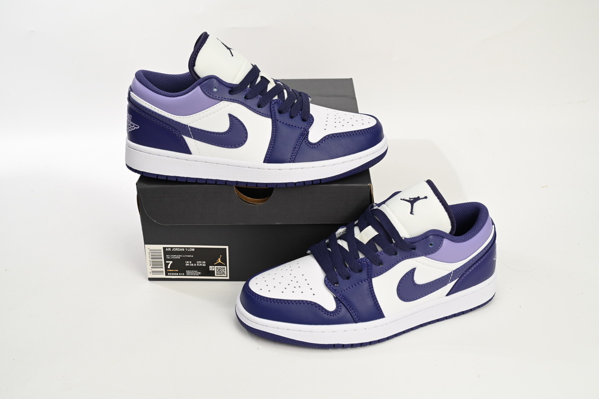 Air Jordan 1 Low “Sky J Purple” 553558-515