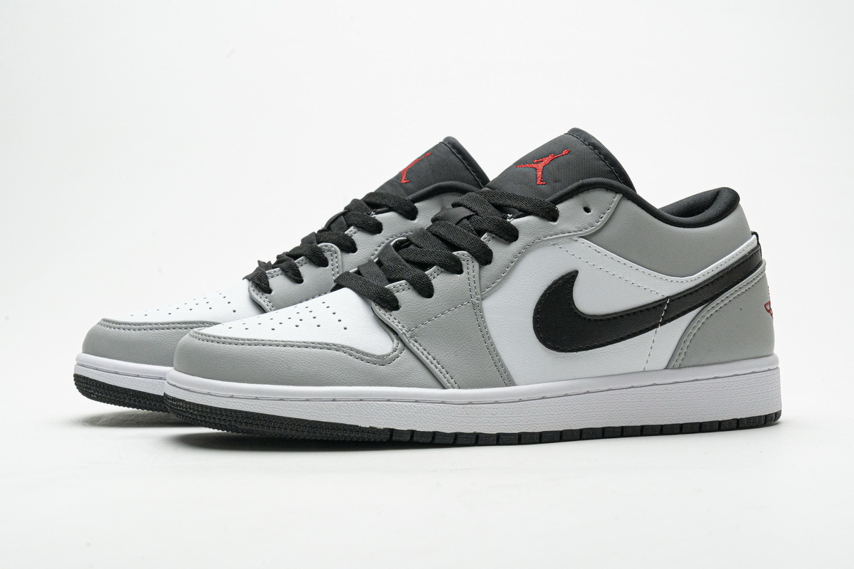 Air Jordan 1 Low Light Smoke Grey 553558-030