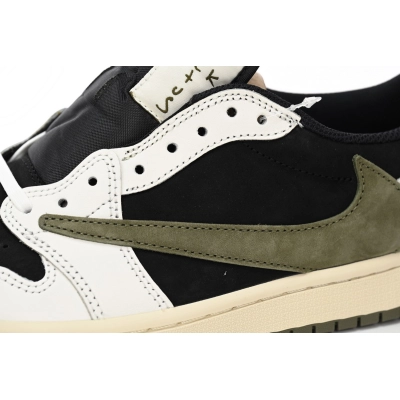 FLAME God Air Jordan 1 Low OG WMNS “Olive”Black Green Olive DZ4137-106 02