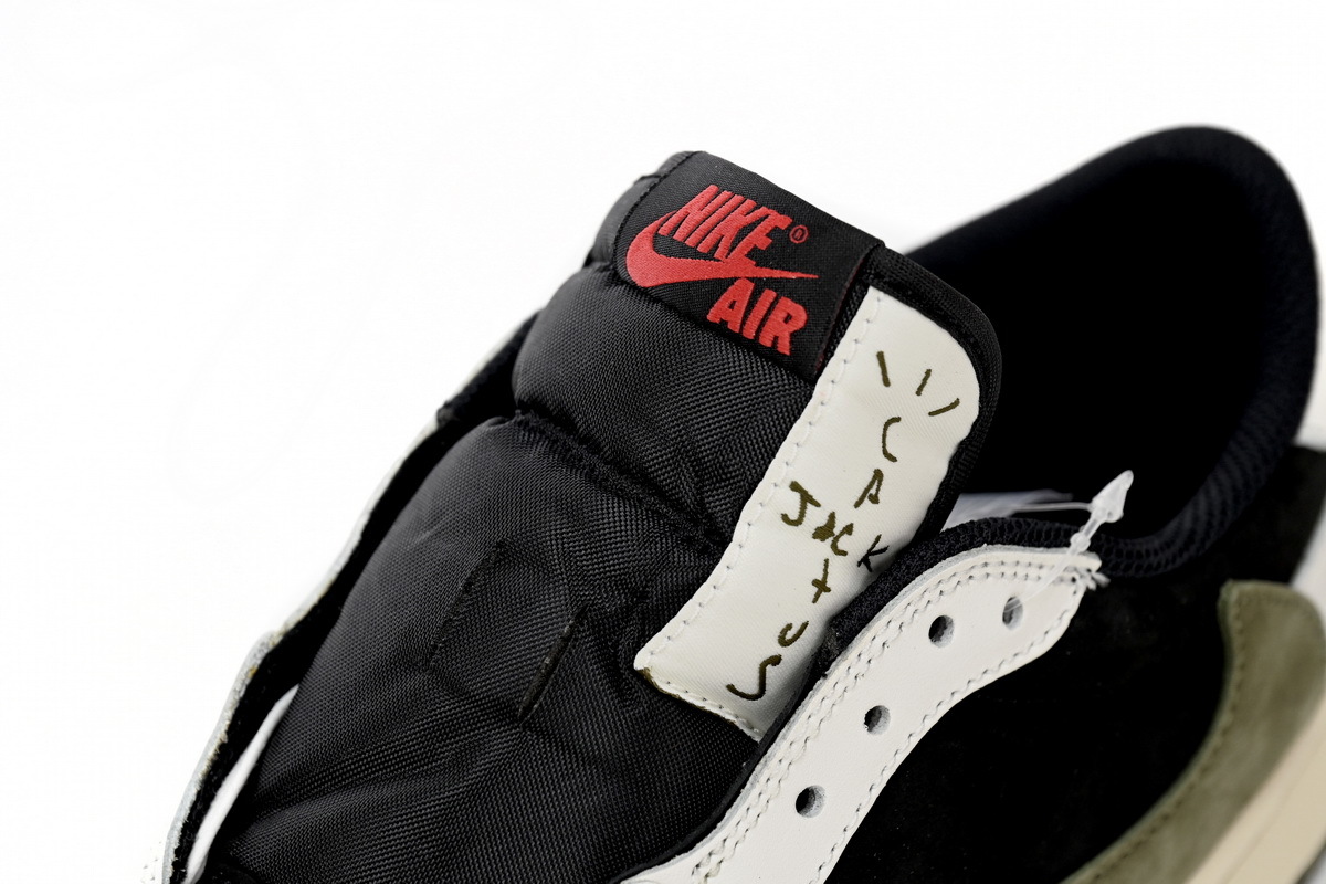 FLAME God Air Jordan 1 Low OG WMNS “Olive”Black Green Olive DZ4137-106