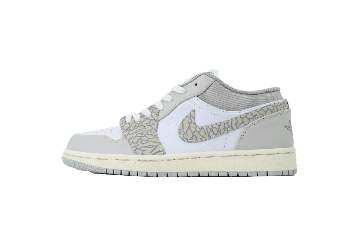 Air Jordan 1 Low Premium 'Elephant Print' DH4269-100