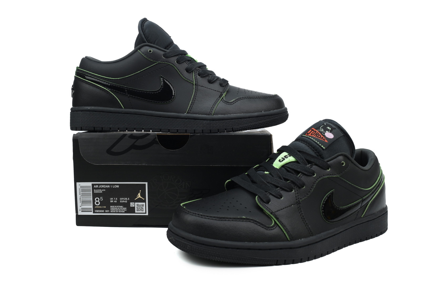 Air Jordan 1 Low SE 'Black Cat Mascot' HM3690-001
