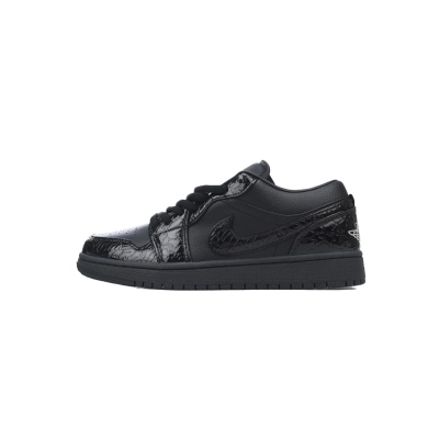 Air Jordan 1 Low SE 'Black Croc' HJ7443-010 01