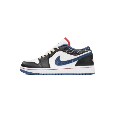 Air Jordan 1 Low SE "Black/Industrial Blue" FV3622-141 01
