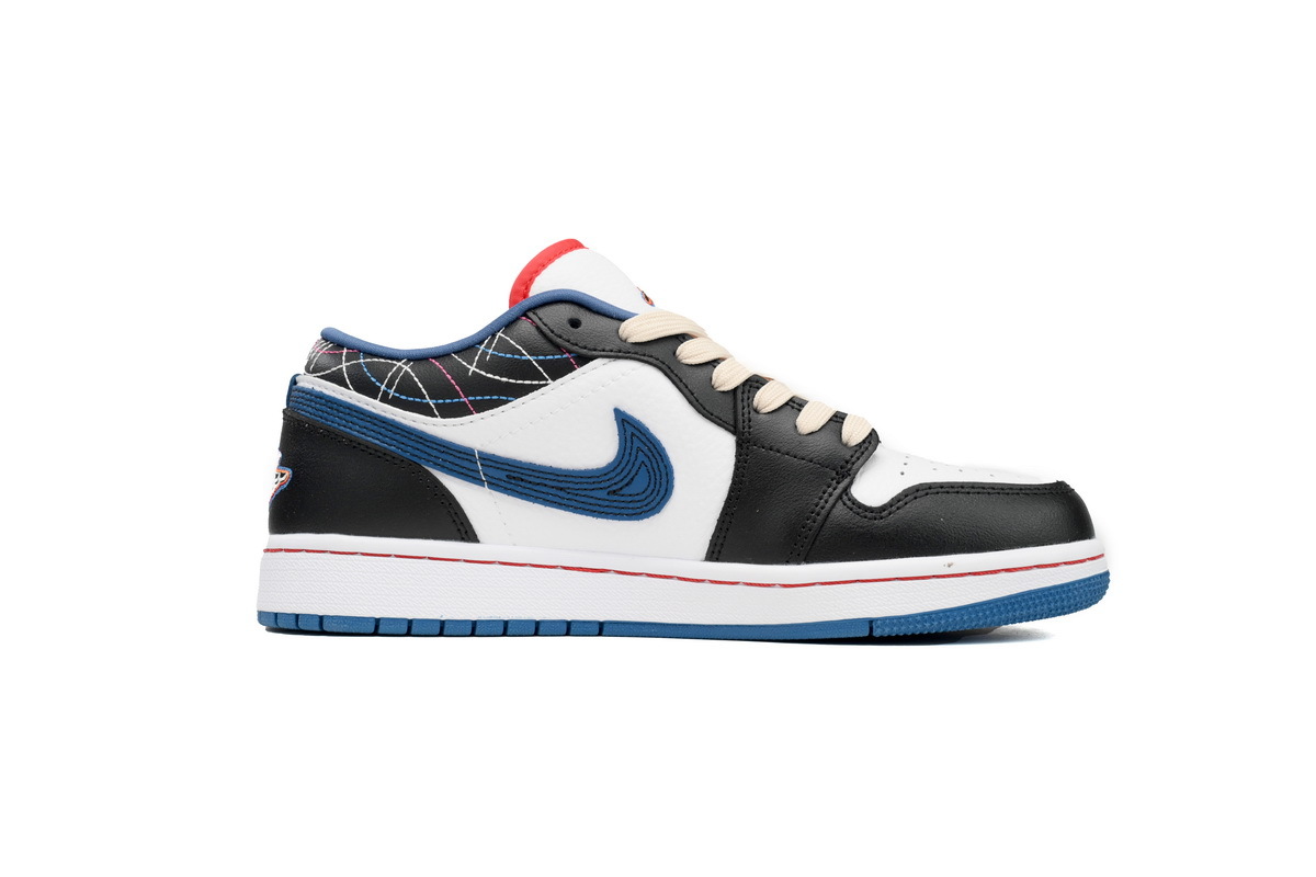 Air Jordan 1 Low SE "Black/Industrial Blue" FV3622-141