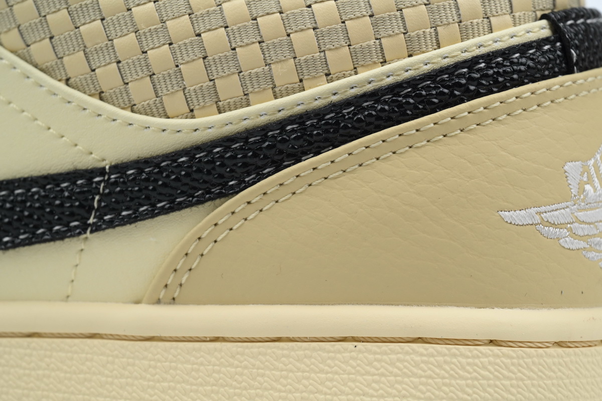 Air Jordan 1 Low SE 'Coconut Milk Black' HQ3437-101
