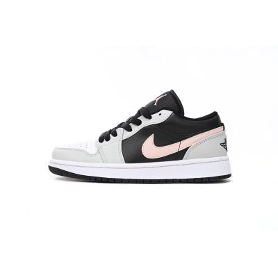 Air Jordan 1 Low White And Black Powder 553558-062 01